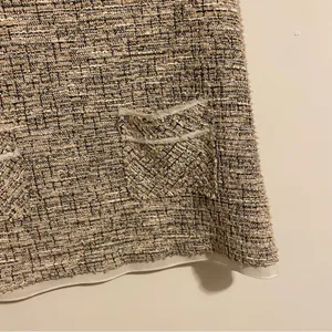 Anthropologie Postage Stamp Tweed Collared Blouse size XS thumbnail 6