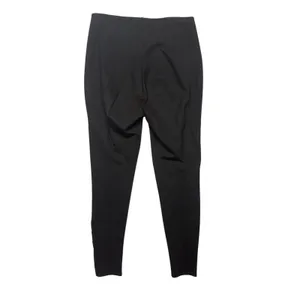 Lysse Black Front Satin Effect Leggings‎ Pants M High Waisted Stretch Slim Fit thumbnail 4
