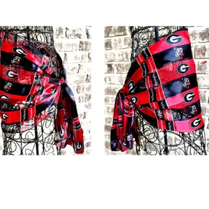 VTG University Georgia Scarf UGA Football Bulldogs Dawgs 58 in L x 12 in NWT thumbnail 4