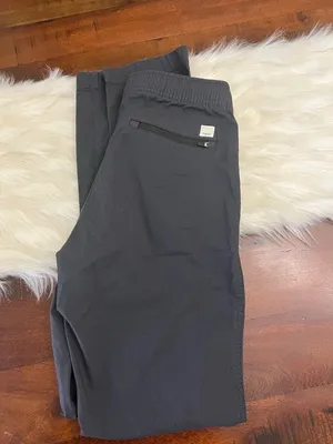 Vuori VW401-L Pants XS Charcoal Gray Slim Stretch Full Length Long Travel Jogger thumbnail 4