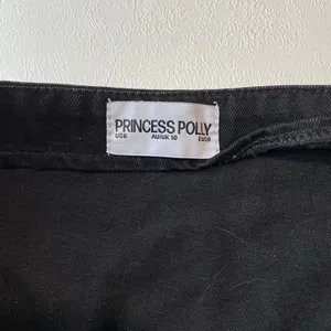 Princess Polly Size 6 Black Belted Wrap Mini Skort Y2K Utility Skirt thumbnail 4