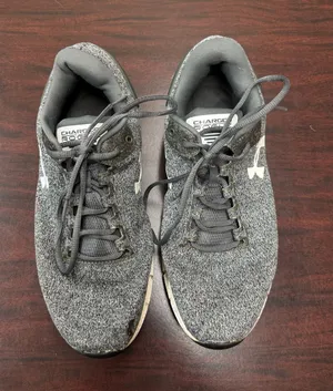 Under Armour Mens Grey Charged Rogue Tennis Shoes Size 11 thumbnail 1