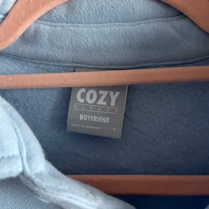 aritzia baby blue cozyfleece button up sweatshirt thumbnail 2