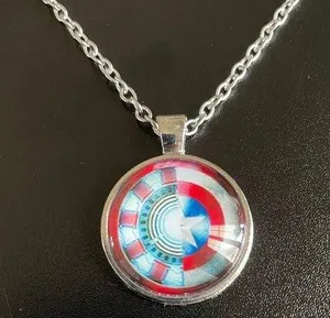 Victoria's Secret Iron Man VS Captain America necklace thumbnail 1