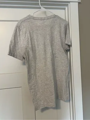 Bella Canvas Light Gray Hello FIRST Grade Graphic Tee with Multicolor Letters thumbnail 3