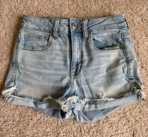 American Eagle Outfitters Jean Shorts Light Wash thumbnail 1