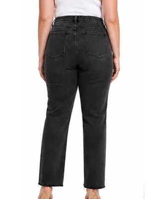 Good American Good Boy Washed Black 34‎ Jeans - Size 15 thumbnail 2