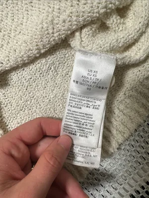 Calvin Klein Cream Short-Sleeve Turtleneck Polo‎ Sweater thumbnail 5