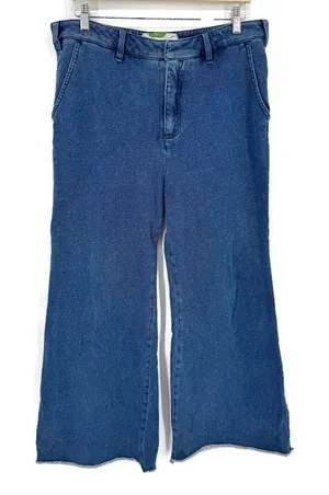 Anthropologie High-Rise Wide Leg‎ Flare Jeans | Size 32 thumbnail 1