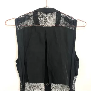 Revolve Funktional black lace cut out cocktail dress size Small thumbnail 3