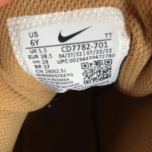 Nike Court Borough Mid 2 GS Wheat Brown High Top Sneakers 6Y Womens 7.5 thumbnail 8