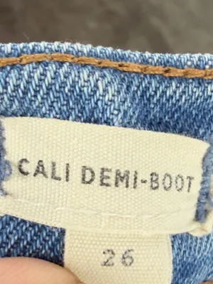 Madewell Cali Demi-Boot Jeans in Dory Wash: Comfort Stretch Edition Size‎ 26 thumbnail 9