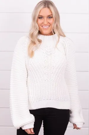 Free People Sweetheart Sweater Size Large‎ thumbnail 1
