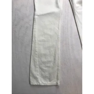 Zara White Flare Wide Leg Cargo Jeans Womens Size 2 High Rise 100%‎ Cotton thumbnail 5