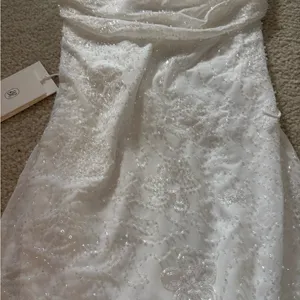 Peppermayo White Beaded Mini Dress thumbnail 2