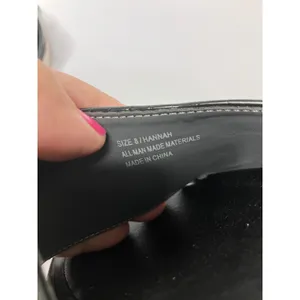 Jane and the Shoe Hannah Sandals Womens 8 Black Excellent Croc Platform Slides thumbnail 5