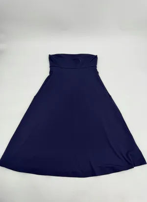 Susana Monaco Dress Womens XS Navy Blue Pleated Strapless Pocket Tube Minidress thumbnail 10