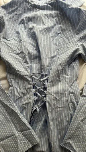 Princess Polly Dress Pinstripe Button-Up thumbnail 5