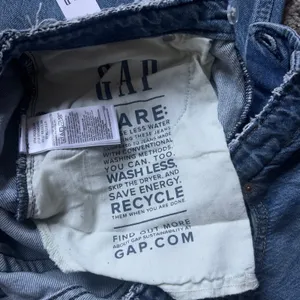 GAP UltraSoft Baggy Jeans Womens 27 4R Mid Rise Wide Leg Blue Denim NWT thumbnail 4