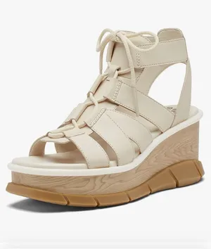 Sorel Cream Leather Joanie Sandals thumbnail 2