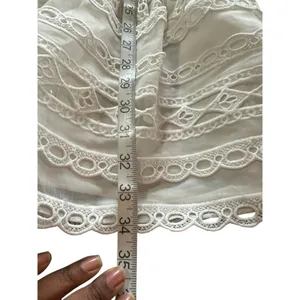 Endless Rose Lace Trim Crochet Mini Dress Sleeveless White Size M NWOT Romantic thumbnail 12