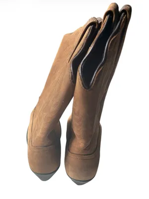 Masterson Boot Co. Western Cowgirl Boots Women’s Size 9.5 Brown Leather RB3432 thumbnail 3