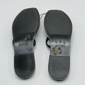 Steve Madden Pike Strappy Jelly Sandals Shoes Womens Size 10 Black Slip On Flats thumbnail 6