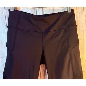 Athleta Black Biker Shorts with Mesh‎ Inserts - Size ST Tall thumbnail 5