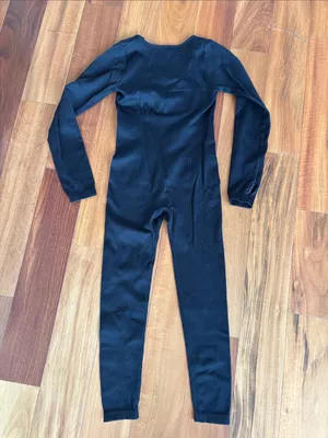 Black ribbed bodysuit Size L thumbnail 5