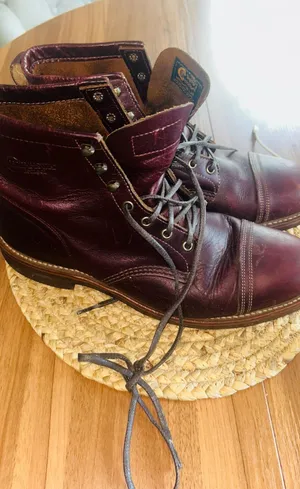 Chippewa boots for men size 12 Red thumbnail 1