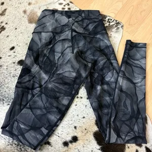 LULULEMON Wunder Under Pant Legging Hi-Rise‎ Midnight Tulle Multi Black Size 6 thumbnail 7