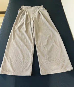 Halara Gray  Wide Leg Waffle Work Pants thumbnail 3