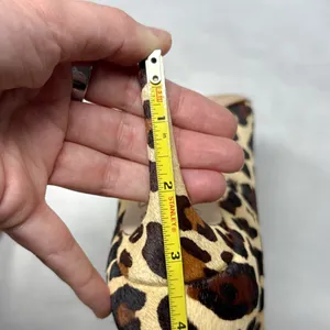 NEW Sophia Webster Rizzo Leopard Calf Hair Pointed Toe Mid Height Ankle Boots 37 thumbnail 12