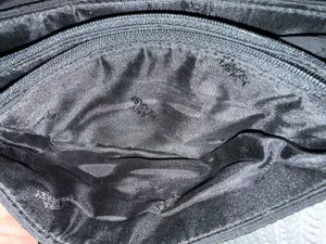 Vera Bradley Quilted Black‎ Microfiber Shoulder Bag thumbnail 7