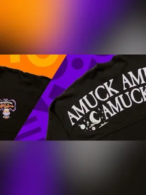 Disney Hocus Pocus Amuck Spirit Jersey Halloween Party Black Sz M Magic Kingdom thumbnail 4