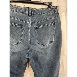 Pacsun Blue High-waisted Frayed Hem Classic Mom Jeans Size 28 100% Cotton thumbnail 12