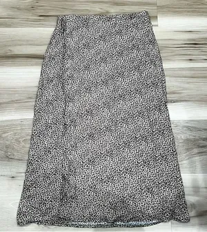 NEW Kirious Los Angeles Leopard Wrap Skirt Women’s Small thumbnail 1