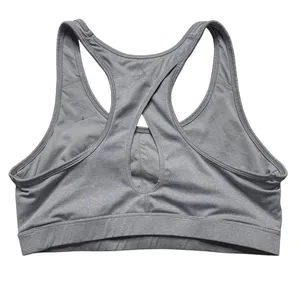 Reebok Light Gray Sports Bra Moisture Wicking Sz XL thumbnail 4
