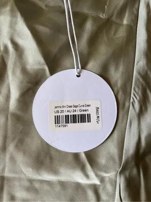 NEW Princess Polly Jemma Dress Mini Sage Green plus size US 20/AU 24 Silky Open thumbnail 10