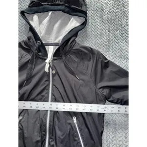 Lululemon Womens Swell Reversible Hooded Jacket Gray Black Full‎ Zip Hoodie Sz 4 thumbnail 7