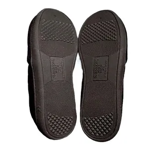 Isotoner Indoor/Outdoor Black Microterry Satin Trimmed Slippers Size 6.5-7 thumbnail 7