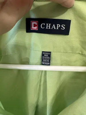 Chaps button up shirt size medium thumbnail 4