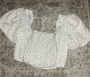 Midnight Sky polka dot top thumbnail 1