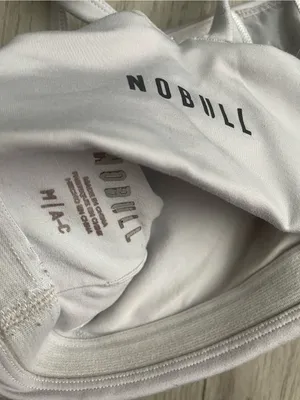 NOBULL White Scoop Sports Bra thumbnail 3