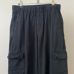 Gap Cotton Relaxed Gorpcore Hiking Utility Pockets Cargo Pants Small Black thumbnail 2