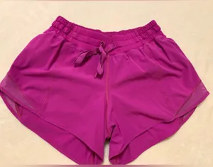 Hotty Hots Low Rise. Drawstring on front. Pink/Purple thumbnail 1