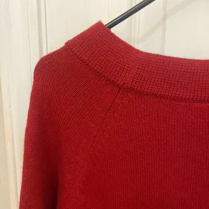 LOFT Boatneck Rolled Hem Rabbit Hair Sweater in Deep Red thumbnail 6