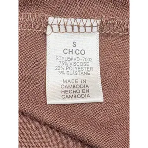 Zenana Outfitters‎ Swing Dress Womens Small Chico Brown 3/4 Sleeve Pockets Flowy thumbnail 7
