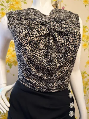 Ann Taylor twist front blouse size S thumbnail 2