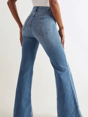 Rolla's Eastcoast Flare High Rise Jeans Size 29 Hemmed* thumbnail 1